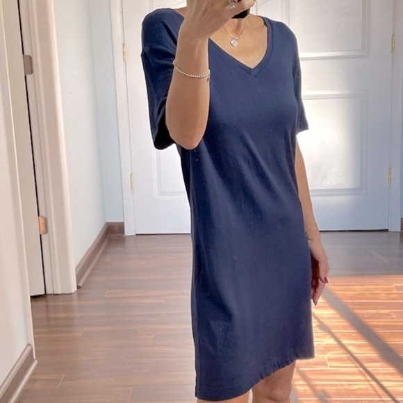 Lou&Grey Signature Soft Short Sleeves Tee Dress size XS - Picture 3 of 10